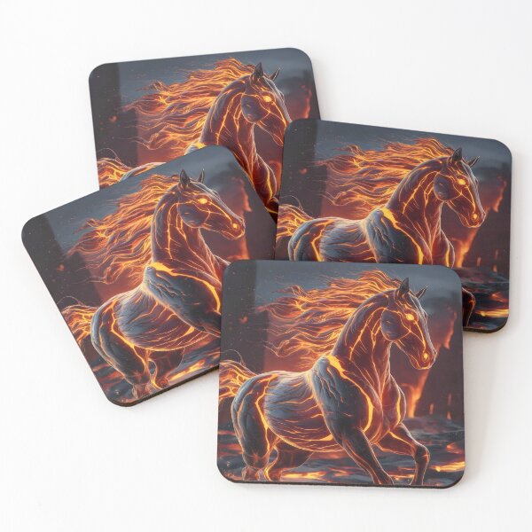Item preview, Fire horse. designed and sold by MyHappyArtShop.