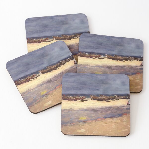 Item preview, Kayar Boats under a Painted Sky designed and sold by Wayne King.