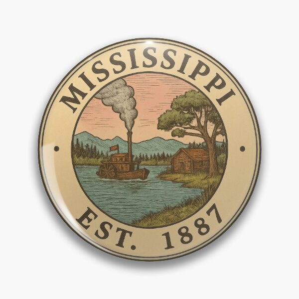 Item preview, MISSISSIPPI EST.1887 designed and sold by DavidBriot.