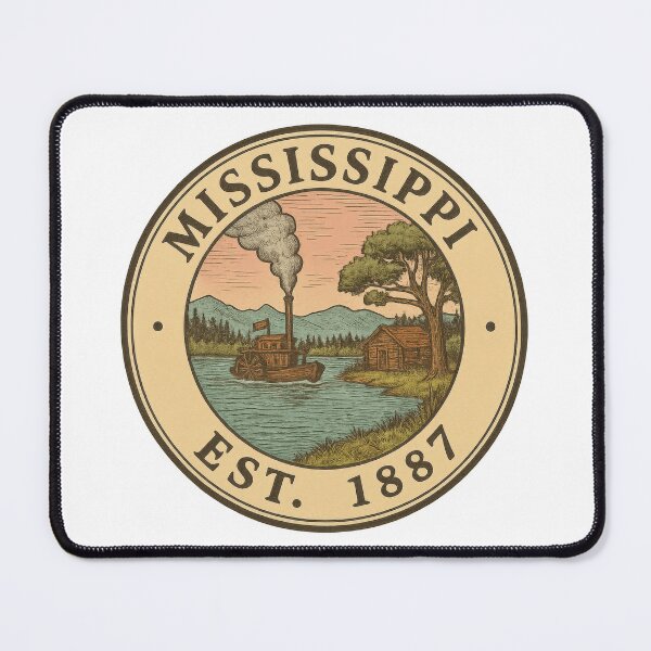 Item preview, MISSISSIPPI EST.1887 designed and sold by DavidBriot.