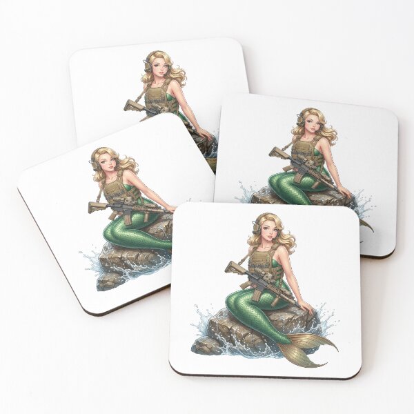 Item preview, Tactical Mermaid: Deep Sea Operator designed and sold by RAWLIFEGRAPHIC.