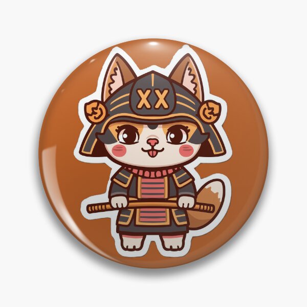 Item preview, Armored Cat - Warrior Kitten designed and sold by ArtByLorrens.