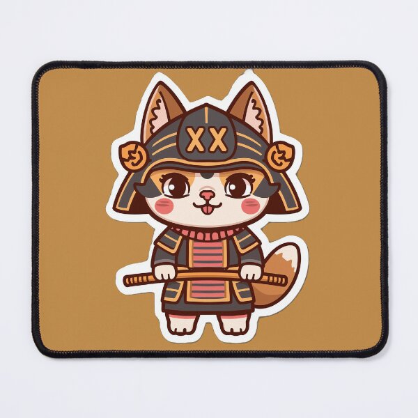 Item preview, Armored Cat - Warrior Kitten designed and sold by ArtByLorrens.