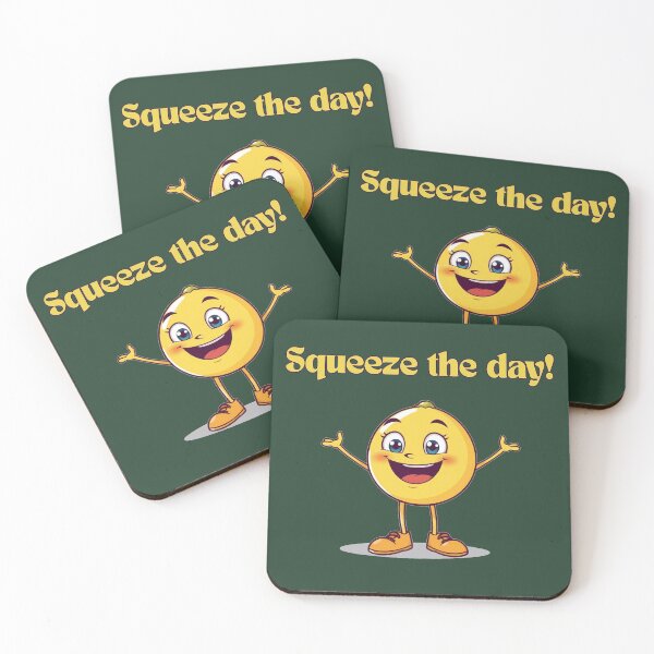Item preview, Squeeze The Day Cute Citrus Motivational Quote Design designed and sold by Freedz14.