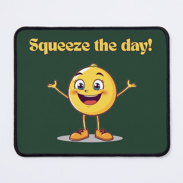Item preview, Squeeze The Day Cute Citrus Motivational Quote Design designed and sold by Freedz14.