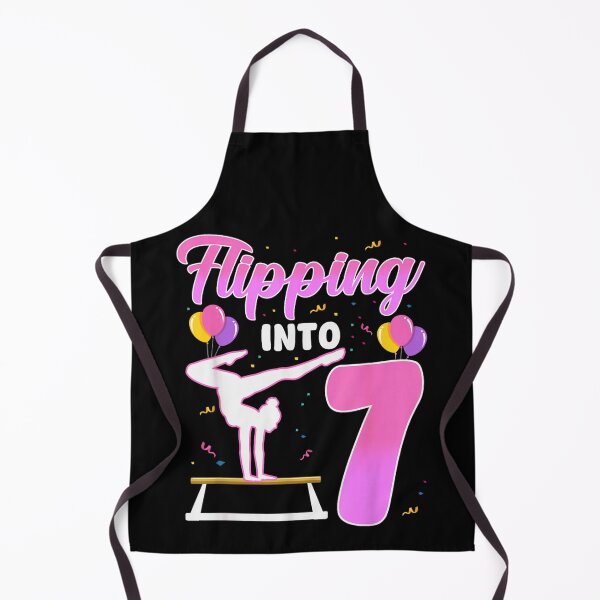 Item preview, Gymnastics Flipping Into 7 Awesome Seven Year Old Girls Birthday Party Design designed and sold by NgumohaLanke.