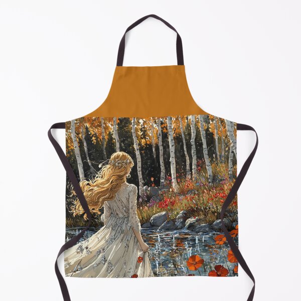 Item preview, Ludmila in the Enchanted Garden - Slavic Folklore Art designed and sold by Banal25.
