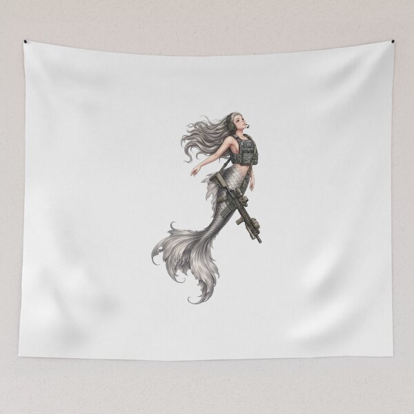 Item preview, Tactical Mermaid: Deep Sea Operator designed and sold by RAWLIFEGRAPHIC.