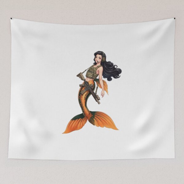 Item preview, Tactical Mermaid: Deep Sea Operator designed and sold by RAWLIFEGRAPHIC.