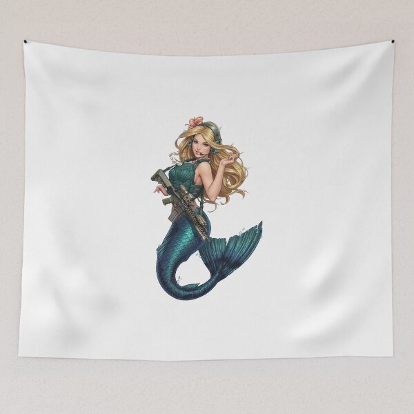 Item preview, Tactical Mermaid: Deep Sea Operator designed and sold by RAWLIFEGRAPHIC.