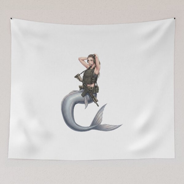 Item preview, Tactical Mermaid: Deep Sea Operator designed and sold by RAWLIFEGRAPHIC.