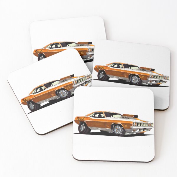 Item preview, Exclusive drawing legendary drag racing muscle car Plymouth Hemi Barracuda GT1 426 V8 AHRA World Championship designed and sold by Cars23.
