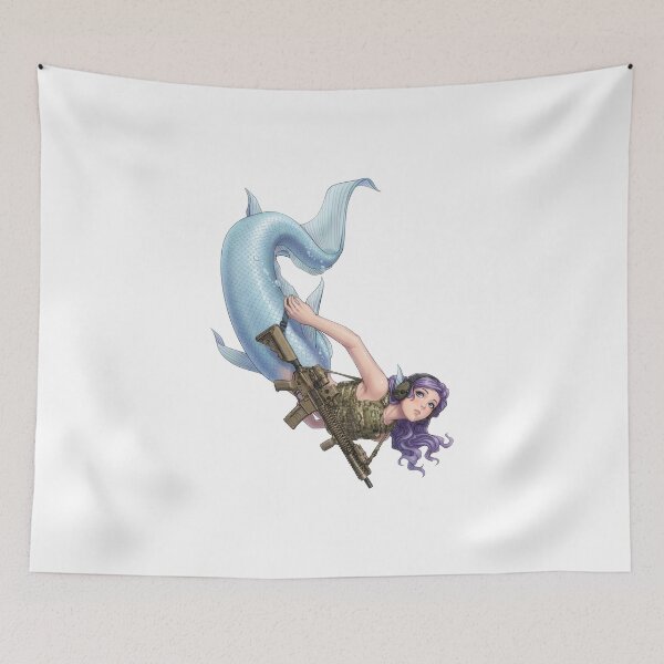 Item preview, Tactical Mermaid: Deep Sea Operator designed and sold by RAWLIFEGRAPHIC.
