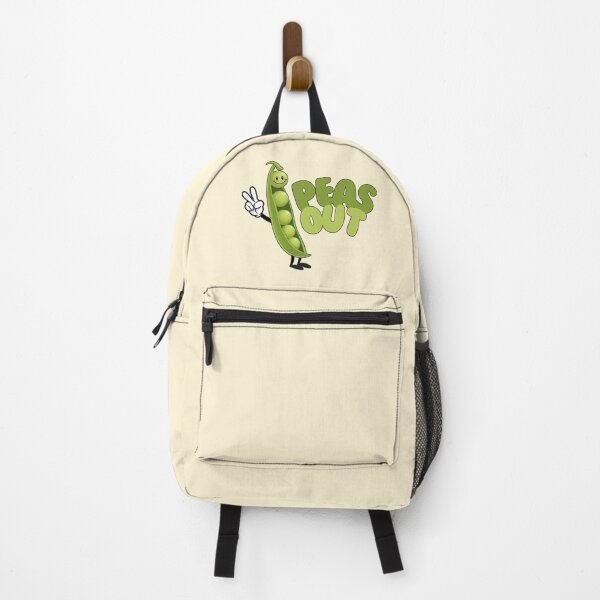 Item preview, Peas Out Cute Pun Cartoon – Funny Vegetable Peace Sign Design designed and sold by Freedz14.