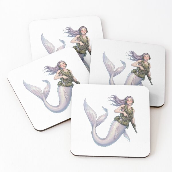 Item preview, Tactical Mermaid: Deep Sea Operator designed and sold by RAWLIFEGRAPHIC.