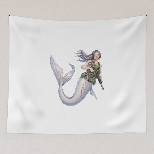 Item preview, Tactical Mermaid: Deep Sea Operator designed and sold by RAWLIFEGRAPHIC.