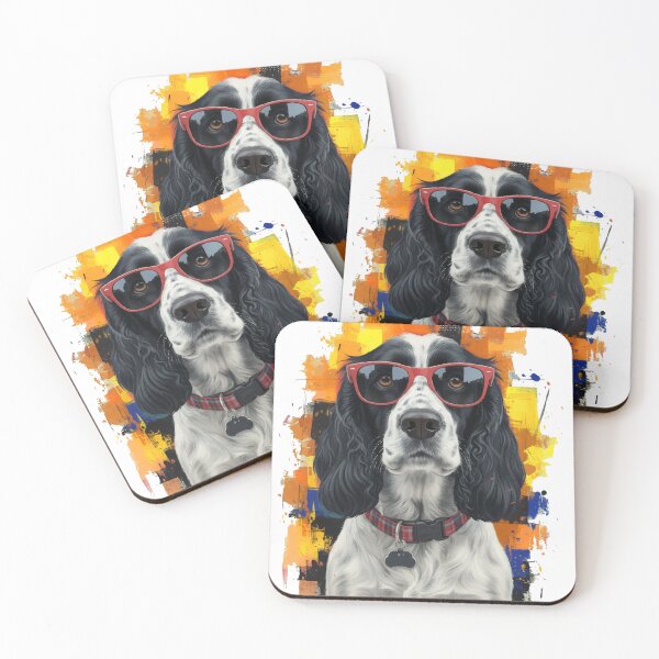 Item preview, Cocker Spaniel Cool Dog Sunglasses Colorful Art Gift designed and sold by PrintsByDali.