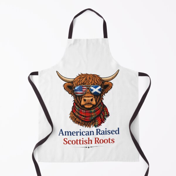 Item preview, Highland Cow Scottish American Tartan Heritage Pride Sticker designed and sold by ArcanePrintsxo.
