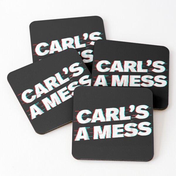 Item preview, Funny Carl Is A Mess Glitch Text Aesthetic Retro Vintage Slogan designed and sold by PhocoNibict.
