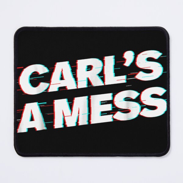 Item preview, Funny Carl Is A Mess Glitch Text Aesthetic Retro Vintage Slogan designed and sold by PhocoNibict.