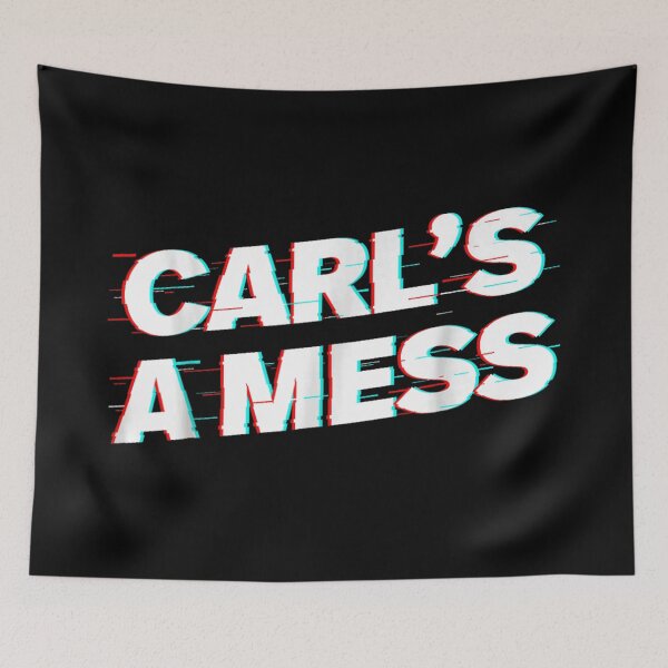 Item preview, Funny Carl Is A Mess Glitch Text Aesthetic Retro Vintage Slogan designed and sold by PhocoNibict.