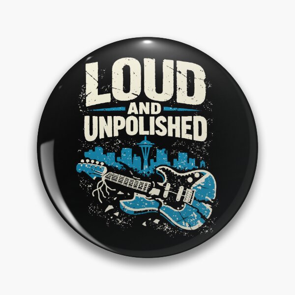 Item preview, Loud and Unpolished Guitar designed and sold by SnappyPNG.