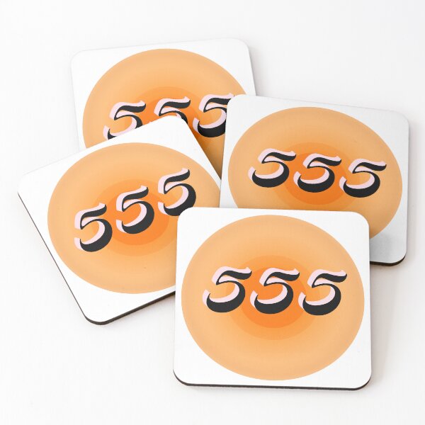 Item preview, Retro 555 Angel Number Emblem designed and sold by KrisGraphic45.