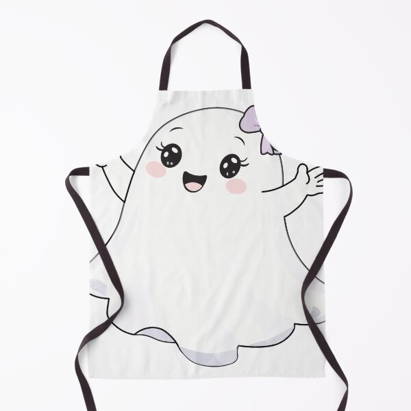 Item preview, Cute Kawaii Ghost with Purple Bow Sticker designed and sold by MaehwaBloom.