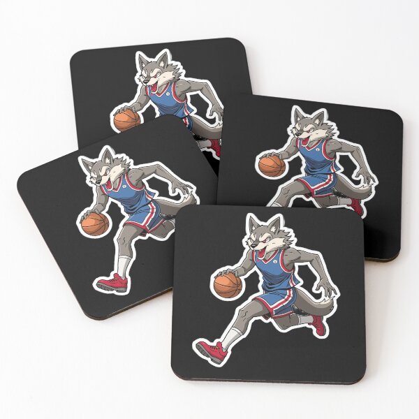 Item preview, Wolf Basketball Player - Slam Dunk Animal Sports - Anime Wolf designed and sold by ArtByLorrens.