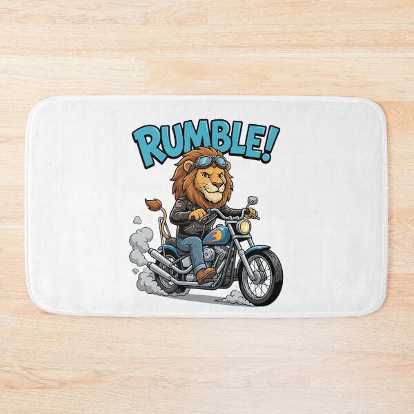 Item preview, Rumble Lion Motorcycle Bike Rider Rebel Cool Attitude designed and sold by Taans-Creation.