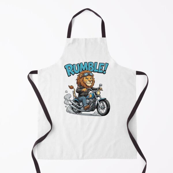 Item preview, Rumble Lion Motorcycle Bike Rider Rebel Cool Attitude designed and sold by Taans-Creation.
