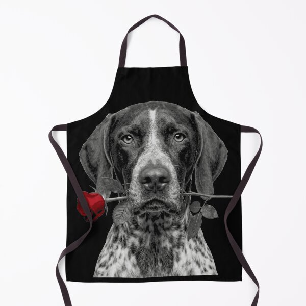 Item preview, German Shorthaired Pointer with Red Rose designed and sold by FiscalFashions.