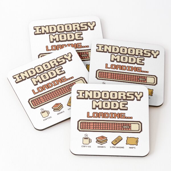 Item preview, Indoorsy Mode Loading Retro Arcade Pixel Design designed and sold by Seeding Serendipity.