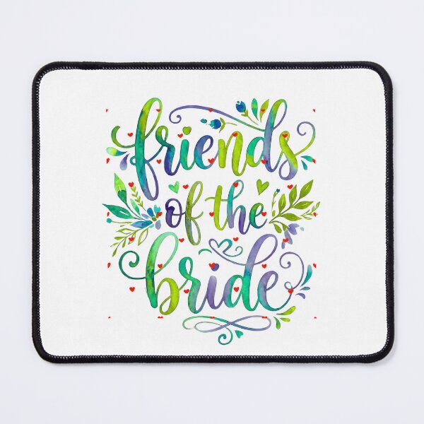 Item preview, Watercolor Floral "Friends of the Bride" Illustration designed and sold by VibranPalette.