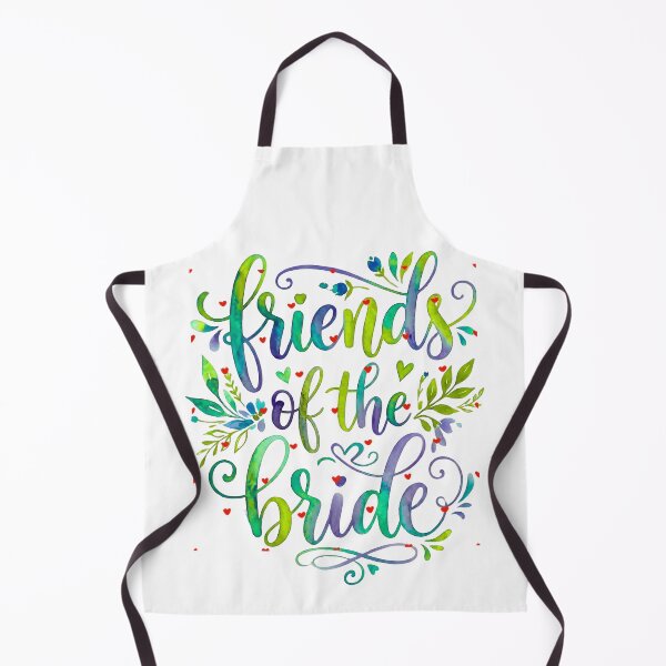 Item preview, Watercolor Floral "Friends of the Bride" Illustration designed and sold by VibranPalette.