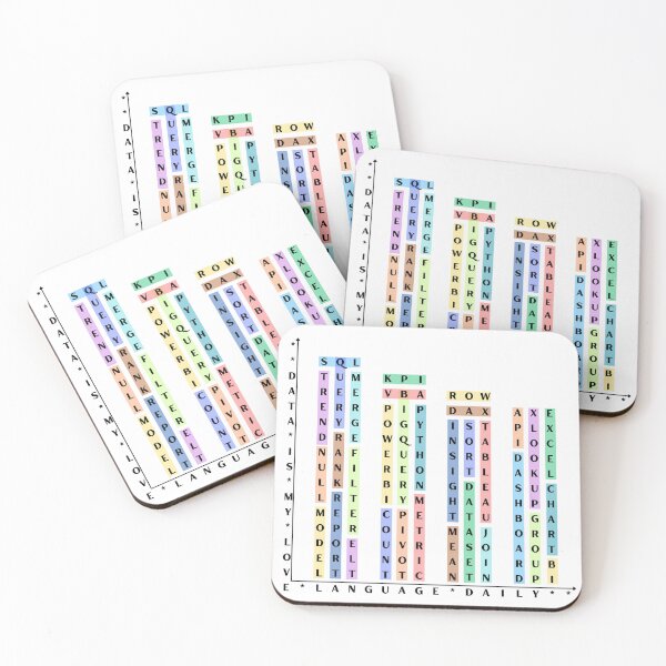 Item preview, Data Tools Word Art – Data Analyst & Data Scientist Design designed and sold by Yuli Club.