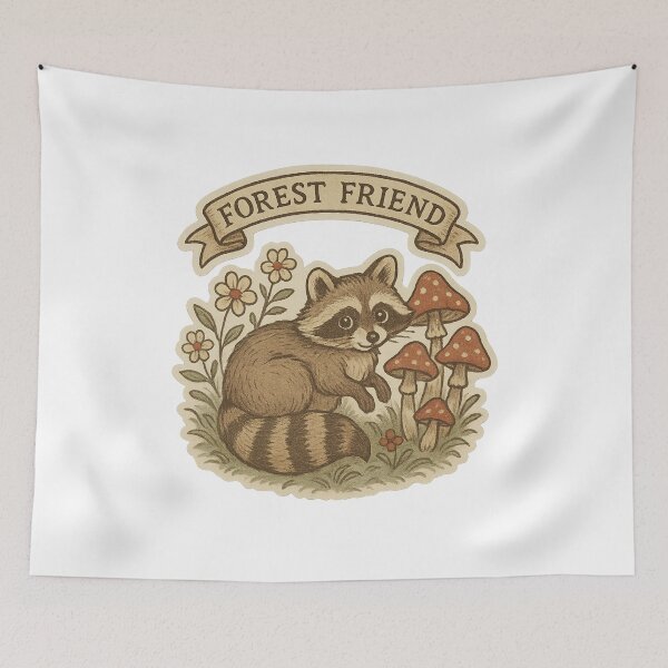 Item preview, Charming Kawaii Fox Garden Illustration with Text - Woodland Gardening Animals Print designed and sold by DrainedUwU.