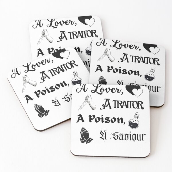 Item preview, Lover Traitor Poison Saviour Eurovision designed and sold by EurovisionTom.