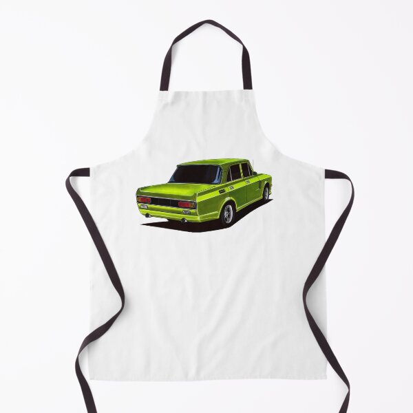 Item preview, Exclusive drawing modified Soviet Republic car green AZLK-2140 1500 Moskvich Sedan with 4 cylinder turbo engine designed and sold by Cars23.