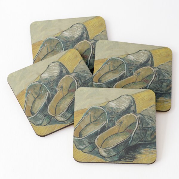 Item preview, A Pair of Leather Clogs by Vincent van Gogh: Rustic Post Impressionist Print designed and sold by artofuniverse.