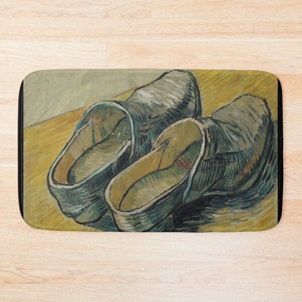 Item preview, A Pair of Leather Clogs by Vincent van Gogh: Rustic Post Impressionist Print designed and sold by artofuniverse.