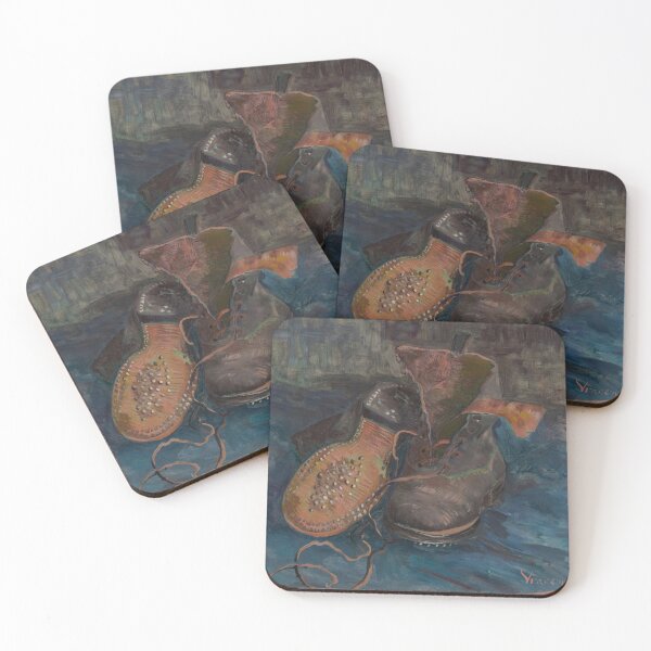 Item preview, A Pair of Boots by Vincent van Gogh: Post Impressionist Fine Art Print designed and sold by artofuniverse.