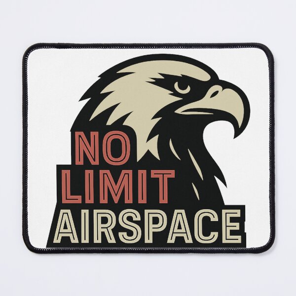 Item preview, No Limit Airspace Eagle Strength Motivation T-Shirt Design designed and sold by SaDesign99.