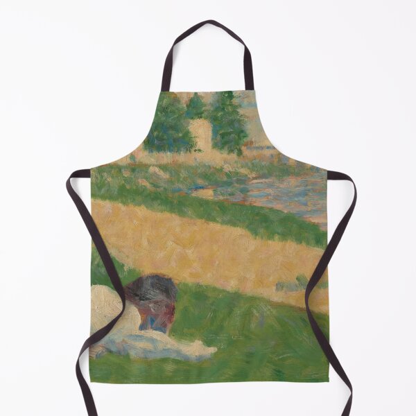 Item preview, The Seine with Clothing on the Bank by Georges Seurat: Neo Impressionist Poster designed and sold by artofuniverse.