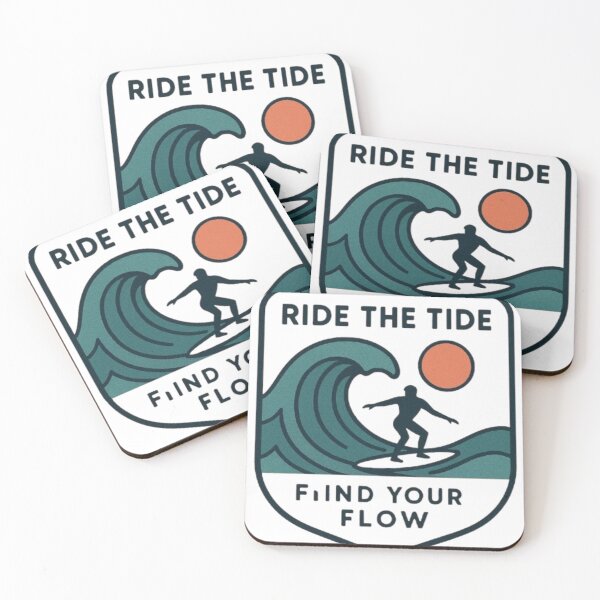 Item preview, TypRide the Tide – Find Your Flowography design  designed and sold by Dogandesighn.