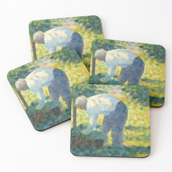 Item preview, The Gardener by Georges Seurat: Neo Impressionist Garden Wall Artv designed and sold by artofuniverse.