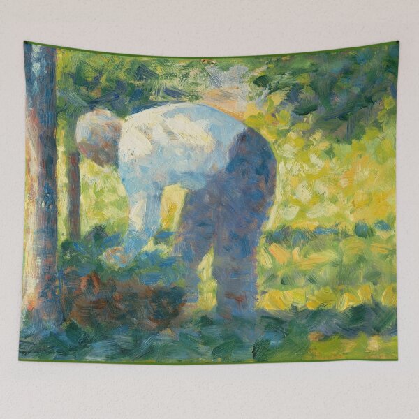 Item preview, The Gardener by Georges Seurat: Neo Impressionist Garden Wall Artv designed and sold by artofuniverse.