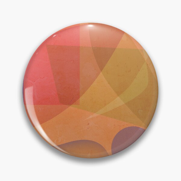 Item preview, Abstract geometrical pattern in orange designed and sold by korasi.