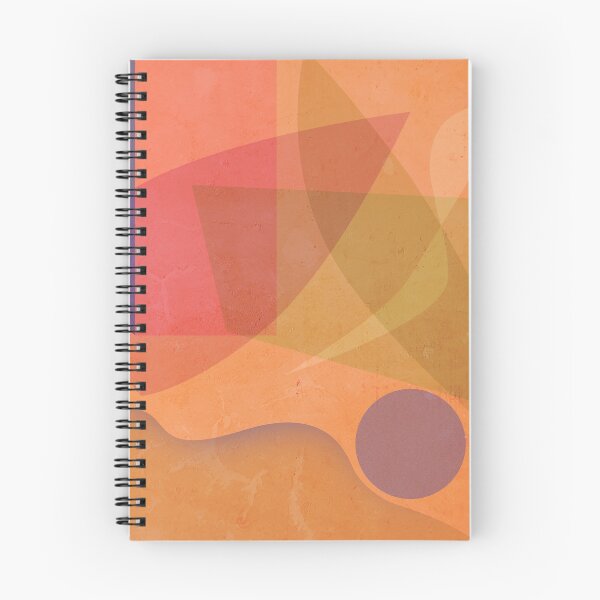 Item preview, Abstract geometrical pattern in orange designed and sold by korasi.