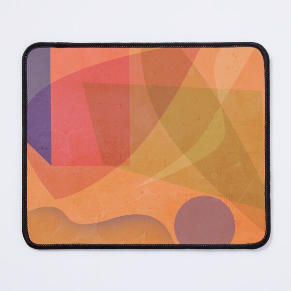 Item preview, Abstract geometrical pattern in orange designed and sold by korasi.